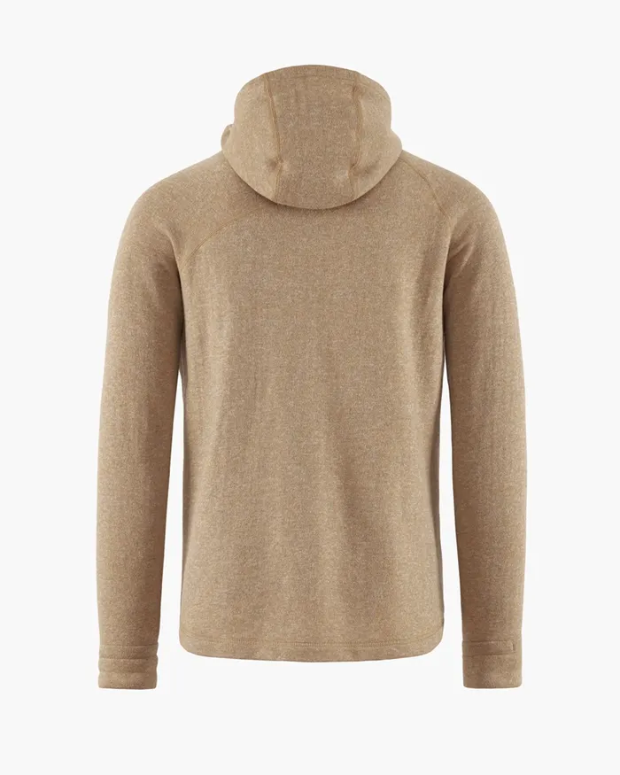 Men Balder Hoodie Wool MidLayer Warm Sand Klttermusen Fleeces and Sweaters