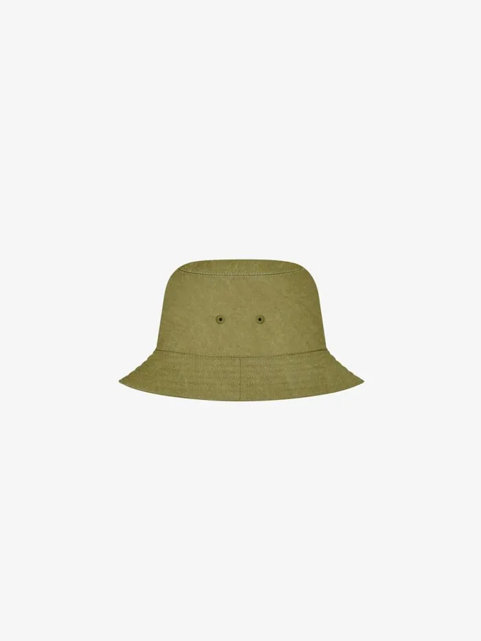 Men Beanies and Caps Givenchy GIVENCHY Bucket Hat In Canvas Khaki Men Beanies and Caps Givenchy GIVENCHY Bucket Hat In Canvas Khaki