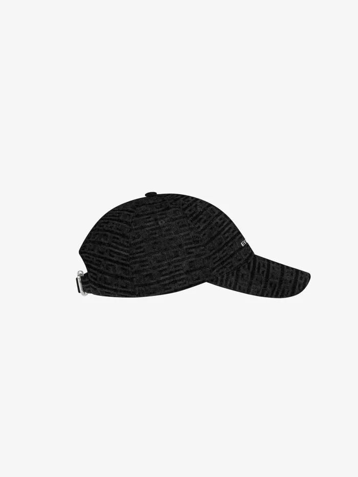 Men Beanies and Caps Givenchy GIVENCHY Embroidered Cap In Denim Black