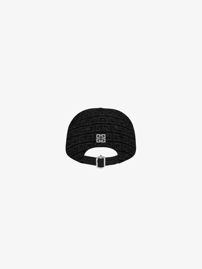 Men Beanies and Caps Givenchy GIVENCHY Embroidered Cap In Denim Black