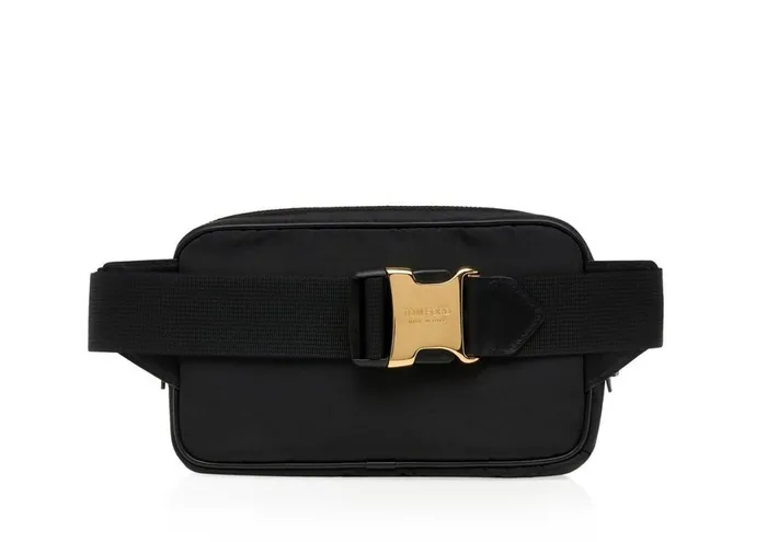 Men Belt Bags Tom Ford Recycled Nylon Belt Bag Black Men Belt Bags Tom Ford Recycled Nylon Belt Bag Black