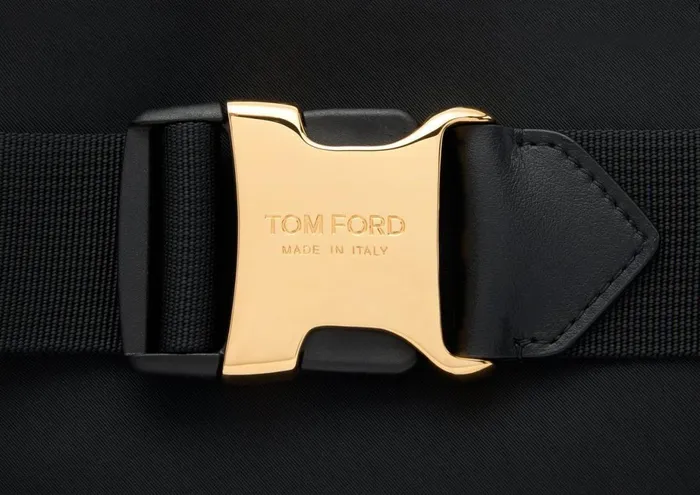Men Belt Bags Tom Ford Recycled Nylon Belt Bag Black Men Belt Bags Tom Ford Recycled Nylon Belt Bag Black