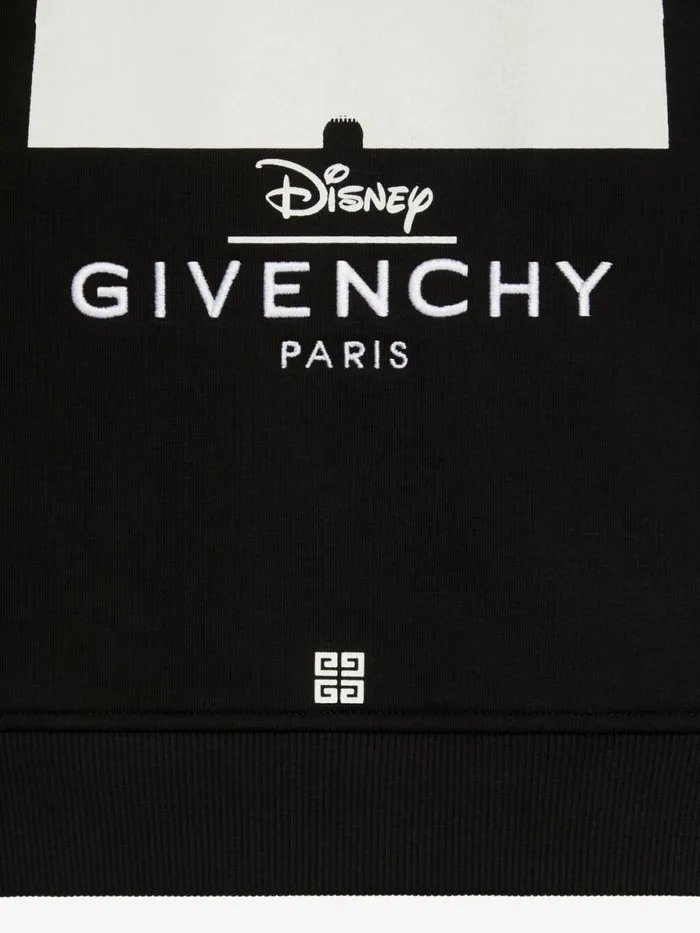 Men Boy 4 To 12 Years Givenchy Oswald Hoodie In Fleece Black