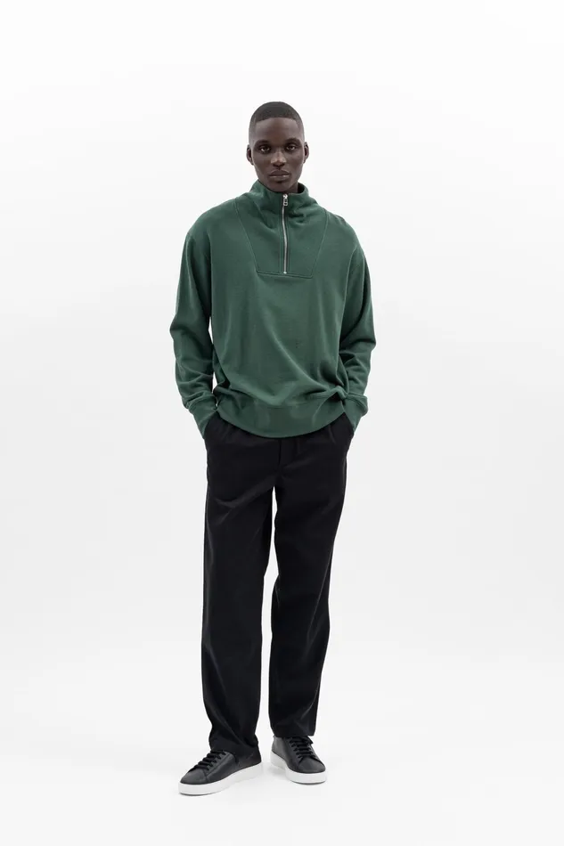 Men Ezra Light Stretch Black Norse Projects Trousers