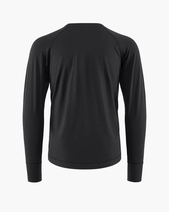 Men Fafne Baselayer Crewneck Raven Klttermusen Base Layers