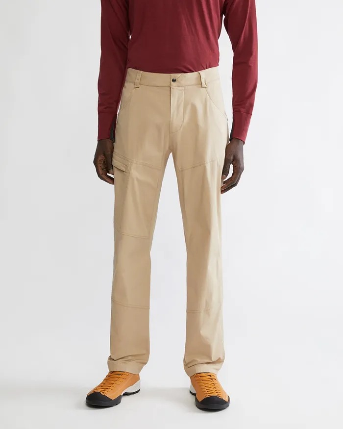 Men Gefjon 20 Flexible Cotton Pants 8211 Short Raven Klttermusen Pants
