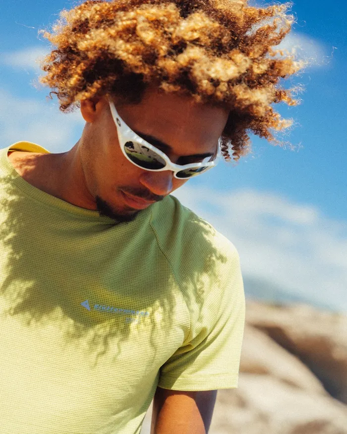 Men Groa Technical Short Sleeve Tee Beryl Green Klttermusen TShirts