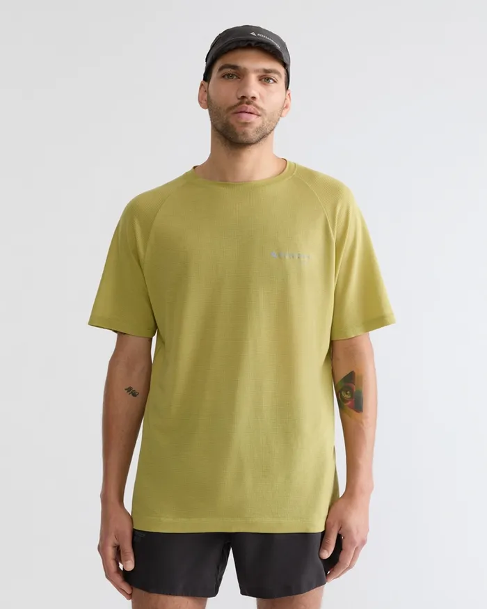 Men Groa Technical Short Sleeve Tee Beryl Green Klttermusen TShirts