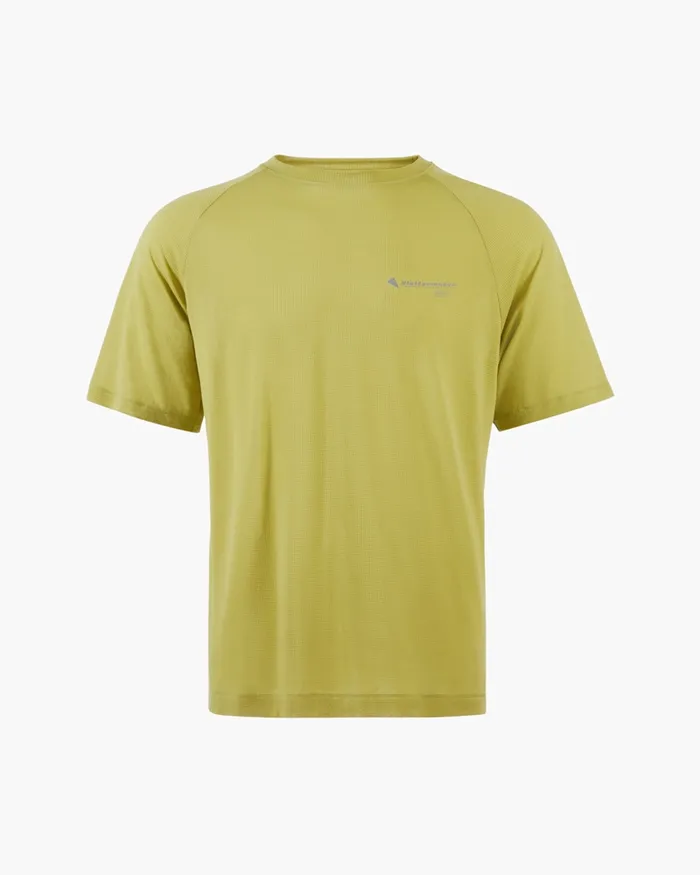 Men Groa Technical Short Sleeve Tee Beryl Green Klttermusen TShirts
