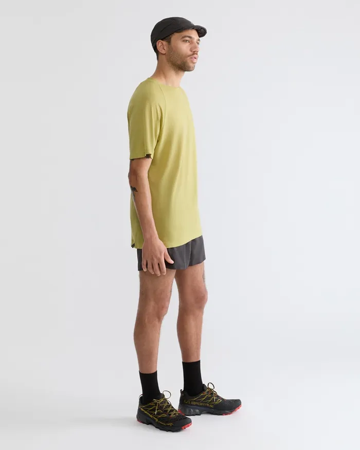 Men Groa Technical Short Sleeve Tee Beryl Green Klttermusen TShirts