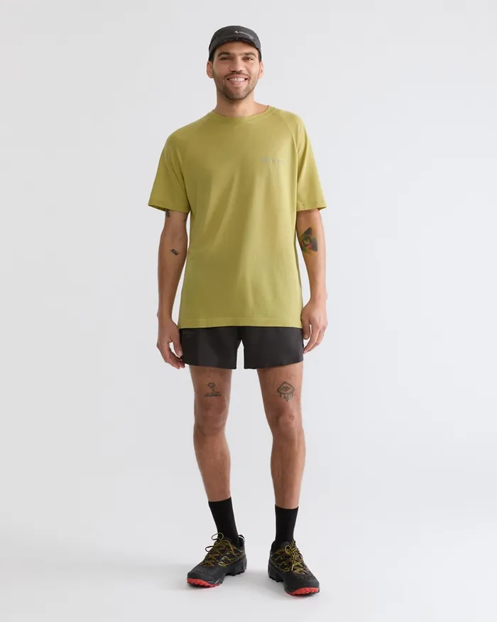 Men Groa Technical Short Sleeve Tee Beryl Green Klttermusen TShirts