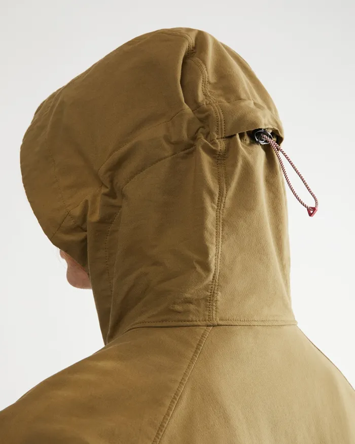 Men Hjuke Hooded Jacket Olive Klttermusen Wind Resistant Jackets