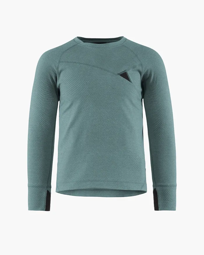 Men Huge Norna Mid Layer Frost Green Klttermusen Fleeces and Sweaters