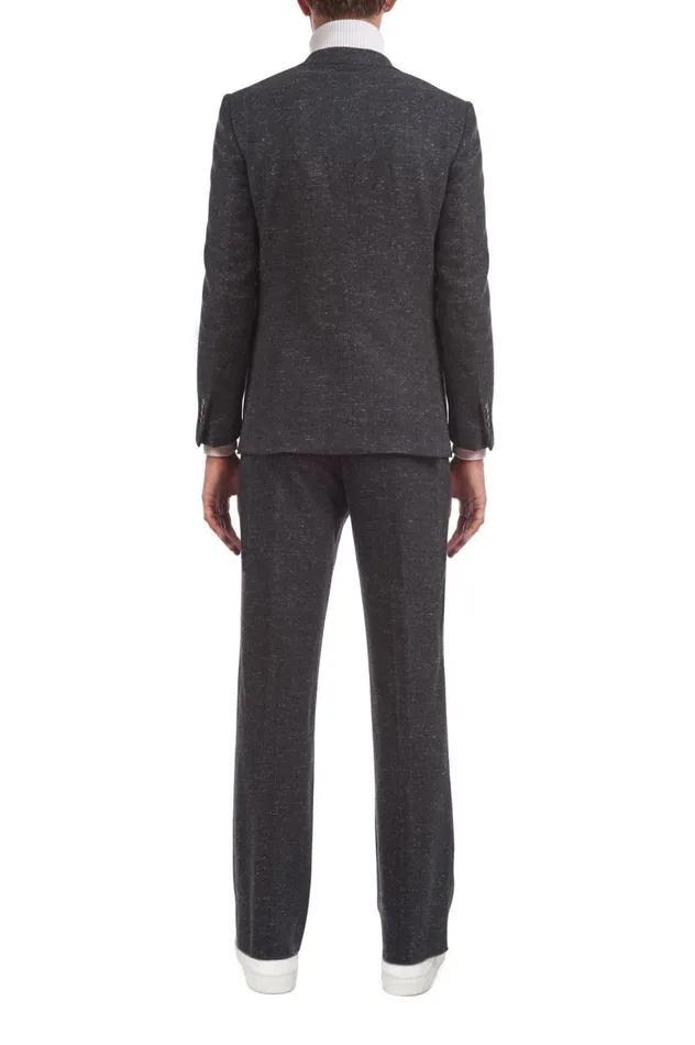 Men Jackets and Outerwear Gabriela Hearst Kingsley Jacket In Dark Grey Cashmere