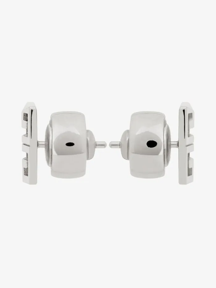 Men Jewelry Givenchy 4G Earrings In Metal Silvery Men Jewelry Givenchy 4G Earrings In Metal Silvery