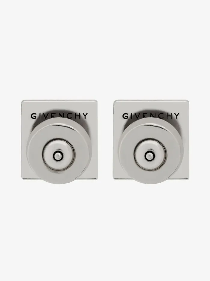 Men Jewelry Givenchy 4G Earrings In Metal Silvery Men Jewelry Givenchy 4G Earrings In Metal Silvery