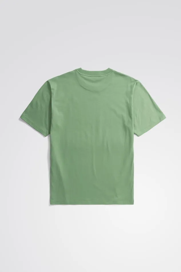 Men Johannes Logo Tshirt Linden Green Norse Projects TShirts