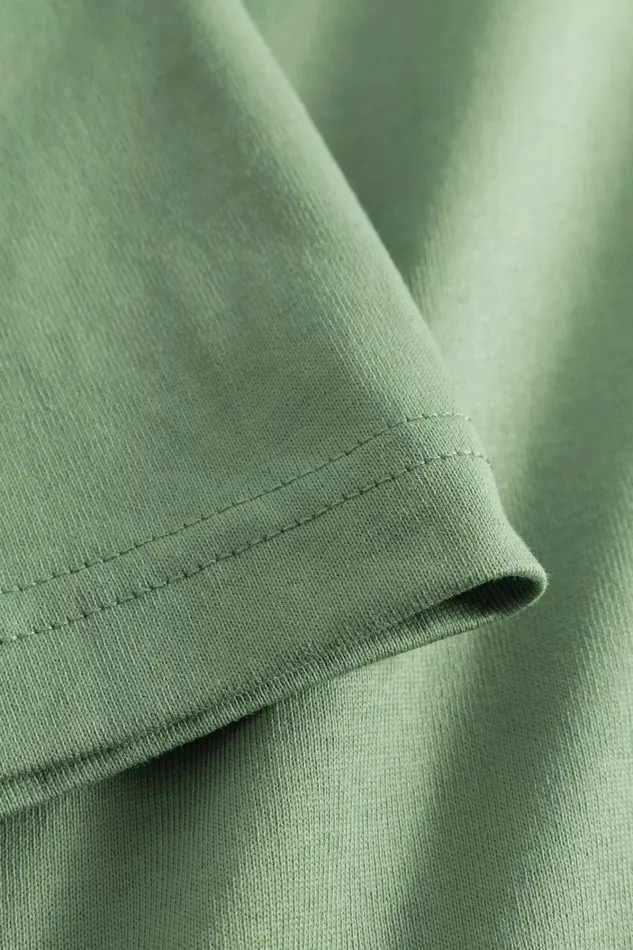 Men Johannes Logo Tshirt Linden Green Norse Projects TShirts