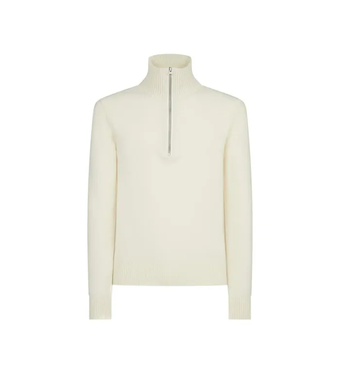Men Knitwear Tom Ford Cashmere Blend Half Zip
