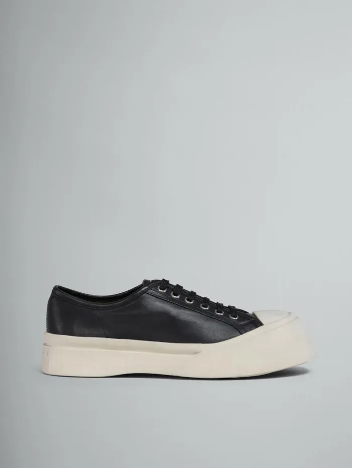 Men Marni Pablo Sneakers Black Nappa Leather Pablo Sneaker