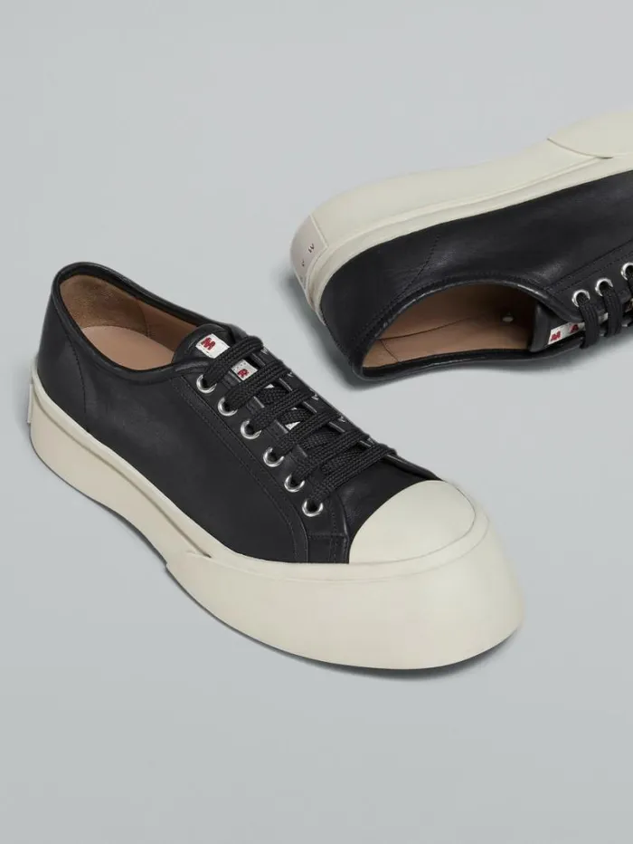 Men Marni Pablo Sneakers Black Nappa Leather Pablo Sneaker