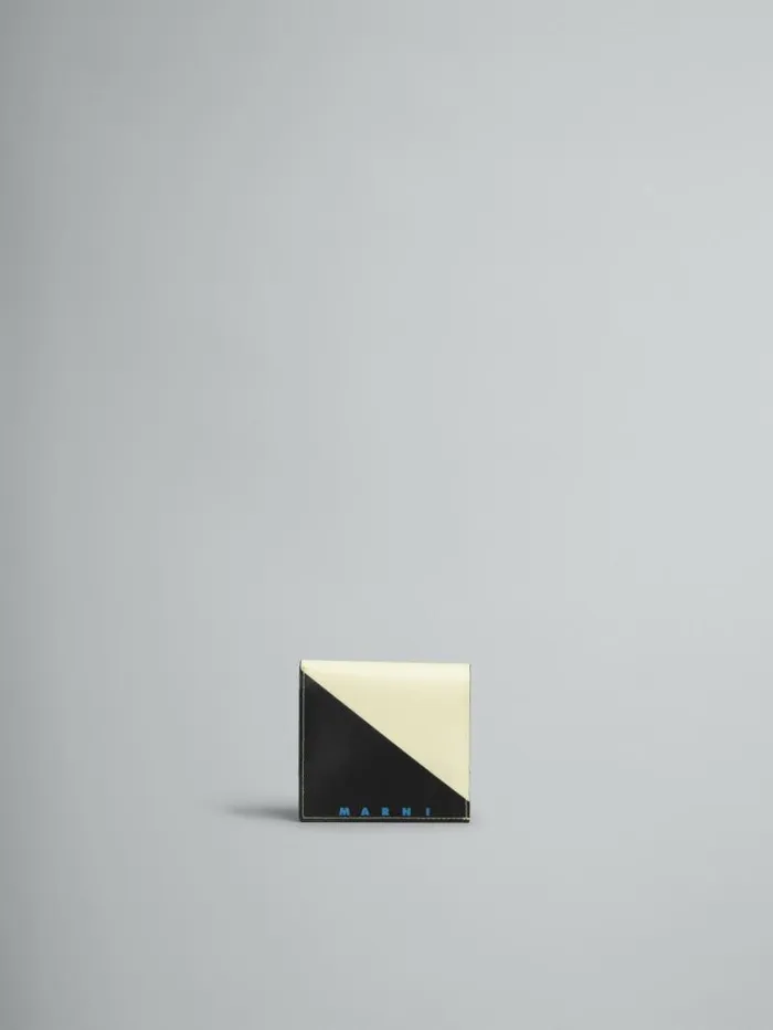Men Marni Wallets and Small Leather Goods Purple And Blue Tribeca Bifold Wallet