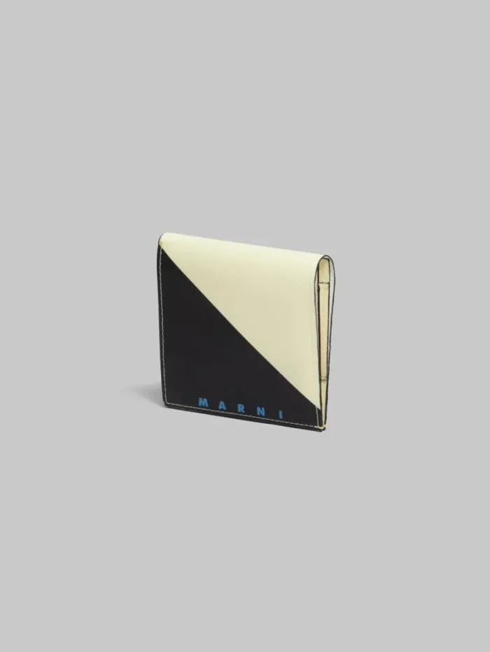 Men Marni Wallets and Small Leather Goods Purple And Blue Tribeca Bifold Wallet