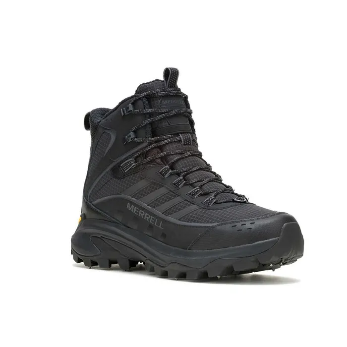 Men Merrell Boots Moab Speed 2 Thermo Mid Waterproof X Snow Peak Triple Black Men Merrell Boots Moab Speed 2 Thermo Mid Waterproof X Snow Peak Triple Black