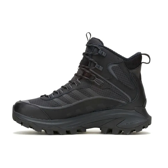 Men Merrell Boots Moab Speed 2 Thermo Mid Waterproof X Snow Peak Triple Black Men Merrell Boots Moab Speed 2 Thermo Mid Waterproof X Snow Peak Triple Black