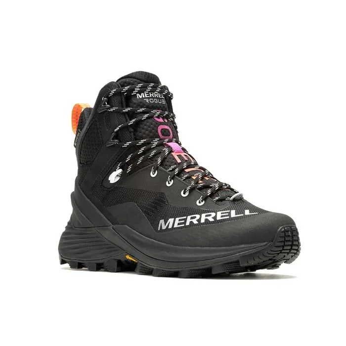 Men Merrell Boots Rogue Hiker Mid GORETEX Black Men Merrell Boots Rogue Hiker Mid GORETEX Black