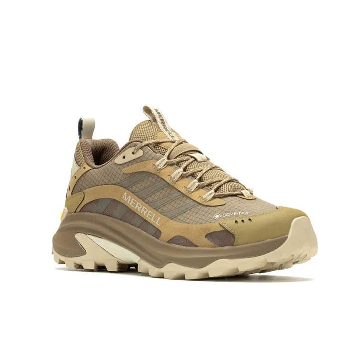 Men Merrell Shoes Moab Speed 2 GORETEX Coyote Men Merrell Shoes Moab Speed 2 GORETEX Coyote