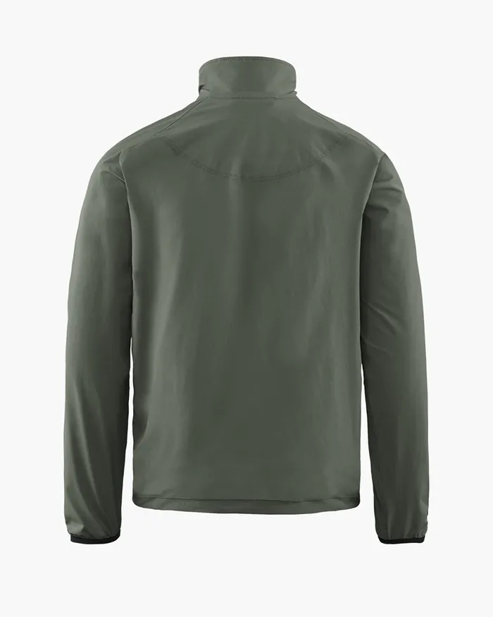 Men Mithril WindStretch Softshell Jacket Dark Dusty Green Klttermusen Wind Resistant Jackets
