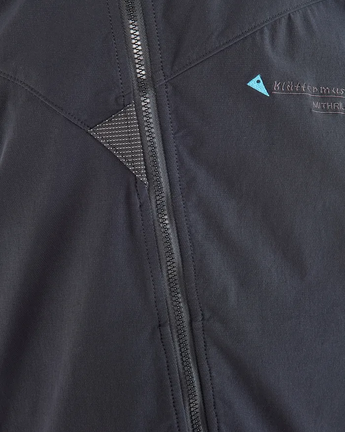 Men Mithril WindStretch Softshell Jacket Dark Dusty Green Klttermusen Wind Resistant Jackets