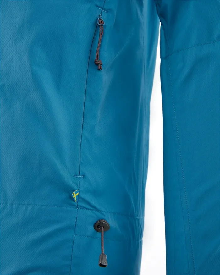 Men Nal Windbreaker Jacket Blue Sapphire Klttermusen Wind Resistant Jackets
