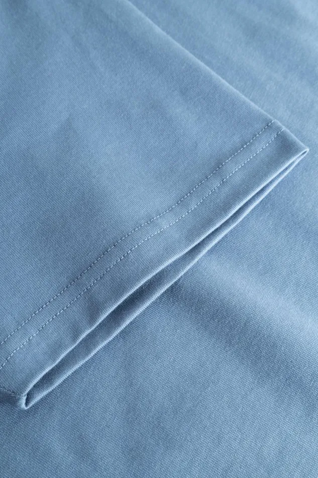 Men Niels Standard Tshirt Fog Blue Norse Projects TShirts