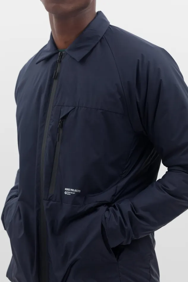 Men Osa Light Pertex Dark Navy Norse Projects Outerwear