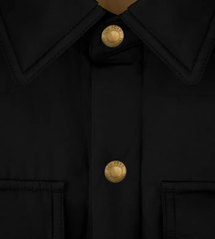 Men Outerwear Tom Ford Down Outershirt Black Men Outerwear Tom Ford Down Outershirt Black