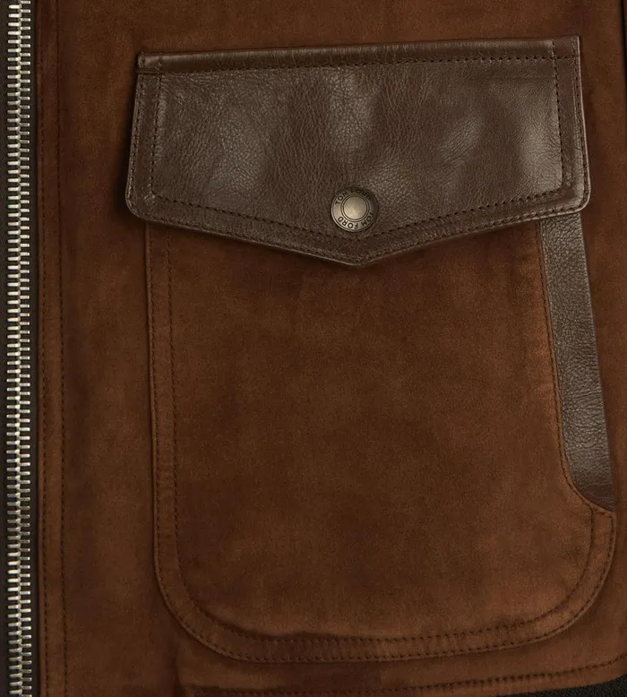 Men Outerwear Tom Ford Soft Suede 034Members Only034 Jacket Cigar Men Outerwear Tom Ford Soft Suede 034Members Only034 Jacket Cigar