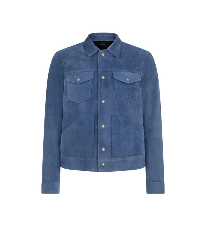 Men Outerwear Tom Ford Suede Western Blouson