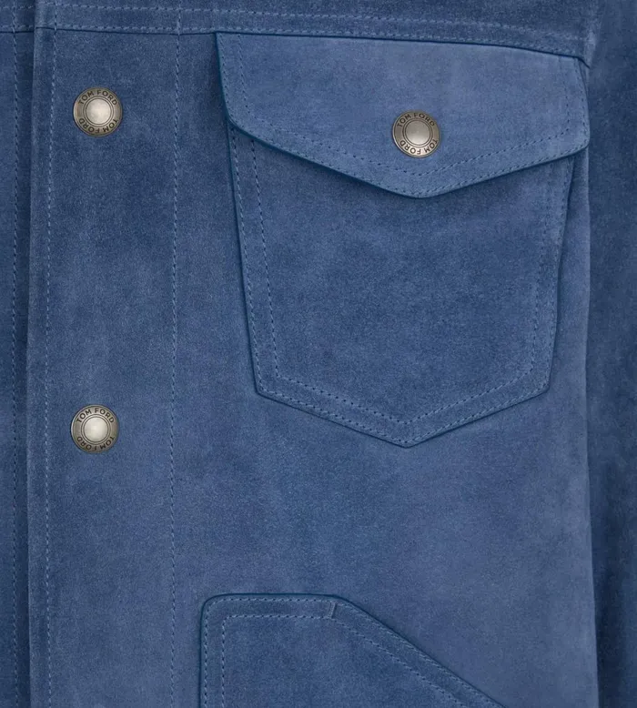 Men Outerwear Tom Ford Suede Western Blouson Men Outerwear Tom Ford Suede Western Blouson
