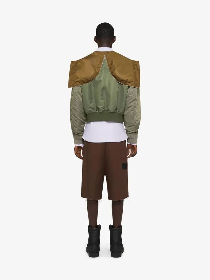 Men Pants and Shorts Givenchy Extra Wide Chino Bermuda Shorts In Canvas Brown