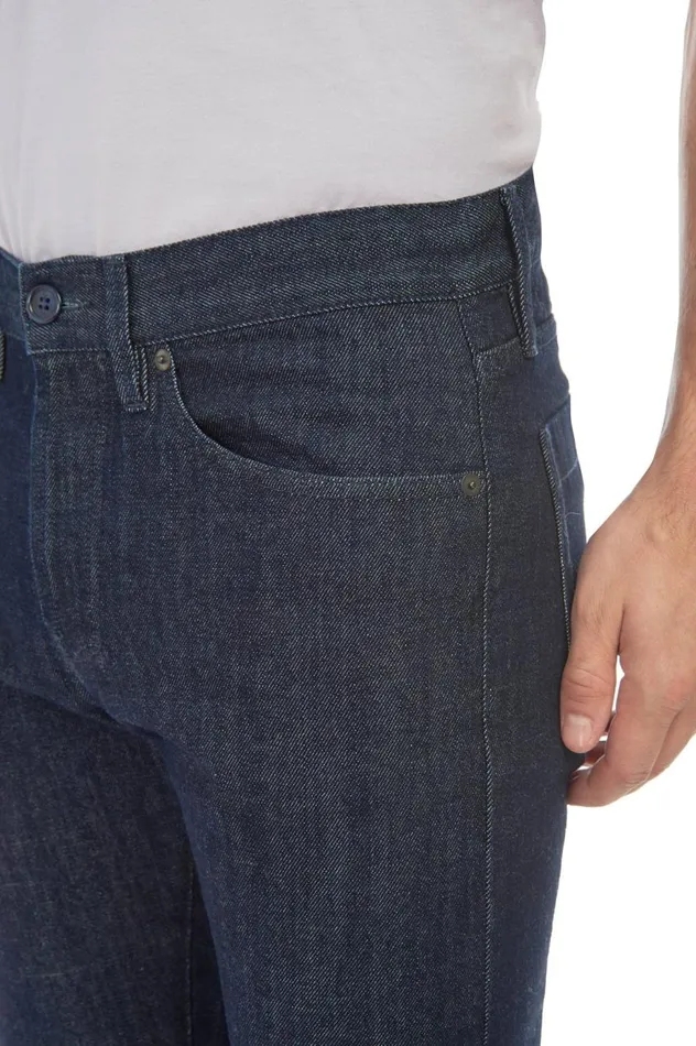 Men Pants Gabriela Hearst Anthony Five Pocket Pant In Raw Cone Denim