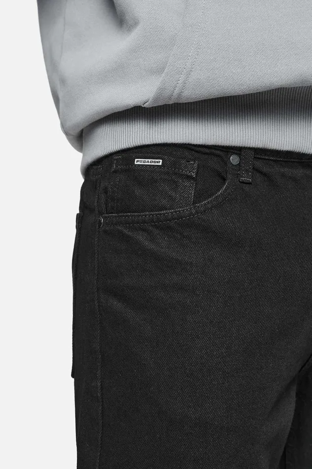 Men Pegador Basic Bottoms Baures Straight Jeans Deep Black Men Pegador Basic Bottoms Baures Straight Jeans Deep Black