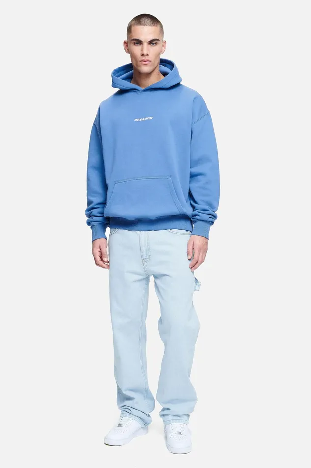 Men Pegador Basic Bottoms Daule Baggy Workwear Jeans Washed Cold Blue Men Pegador Basic Bottoms Daule Baggy Workwear Jeans Washed Cold Blue