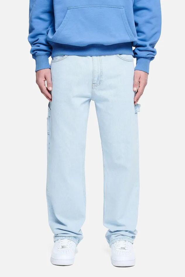 Men Pegador Basic Bottoms Daule Baggy Workwear Jeans Washed Cold Blue Men Pegador Basic Bottoms Daule Baggy Workwear Jeans Washed Cold Blue