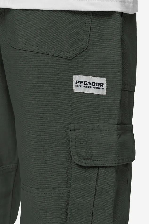 Men Pegador Basic Bottoms Risley Cargo Pants Olive Green Men Pegador Basic Bottoms Risley Cargo Pants Olive Green