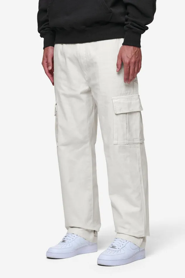 Men Pegador Basic Bottoms Waymir Cargo Pants Cream Men Pegador Basic Bottoms Waymir Cargo Pants Cream