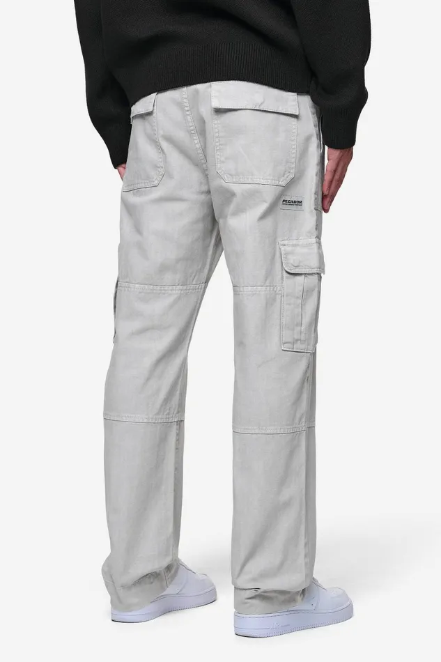 Men Pegador Cargos Risley Cargo Pants Light Grey Men Pegador Cargos Risley Cargo Pants Light Grey