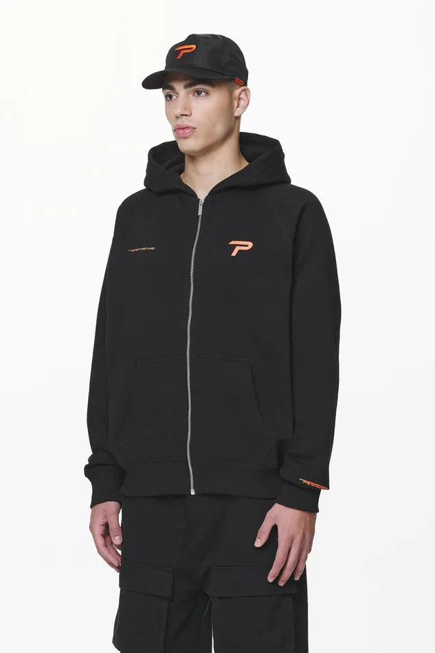 Men Pegador Hoodies Barone Raglan Sweat Jacket Black Men Pegador Hoodies Barone Raglan Sweat Jacket Black
