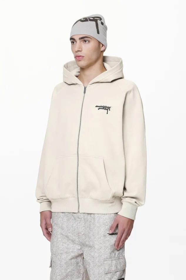Men Pegador Hoodies Condor Raglan Sweat Jacket Washed Dust Cream Men Pegador Hoodies Condor Raglan Sweat Jacket Washed Dust Cream